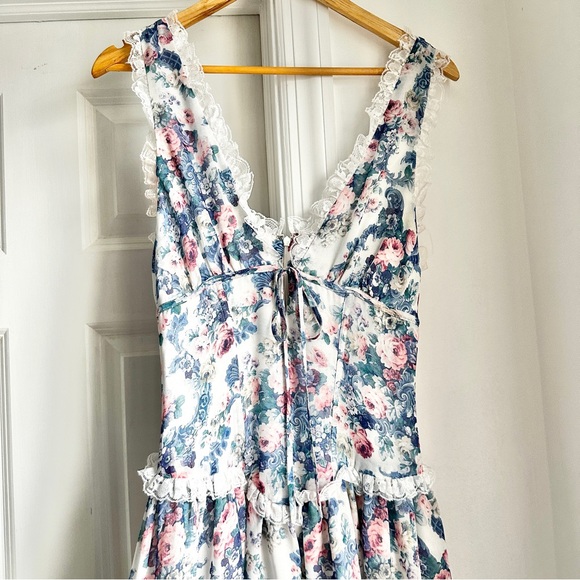 For Love And Lemons Floral Audrey Maxi Dress - Picture 4 of 13